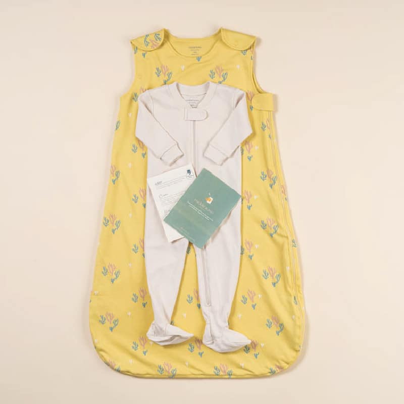 Baby footed pajama and sleep bag