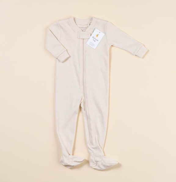 baby footed pajama pima cotton