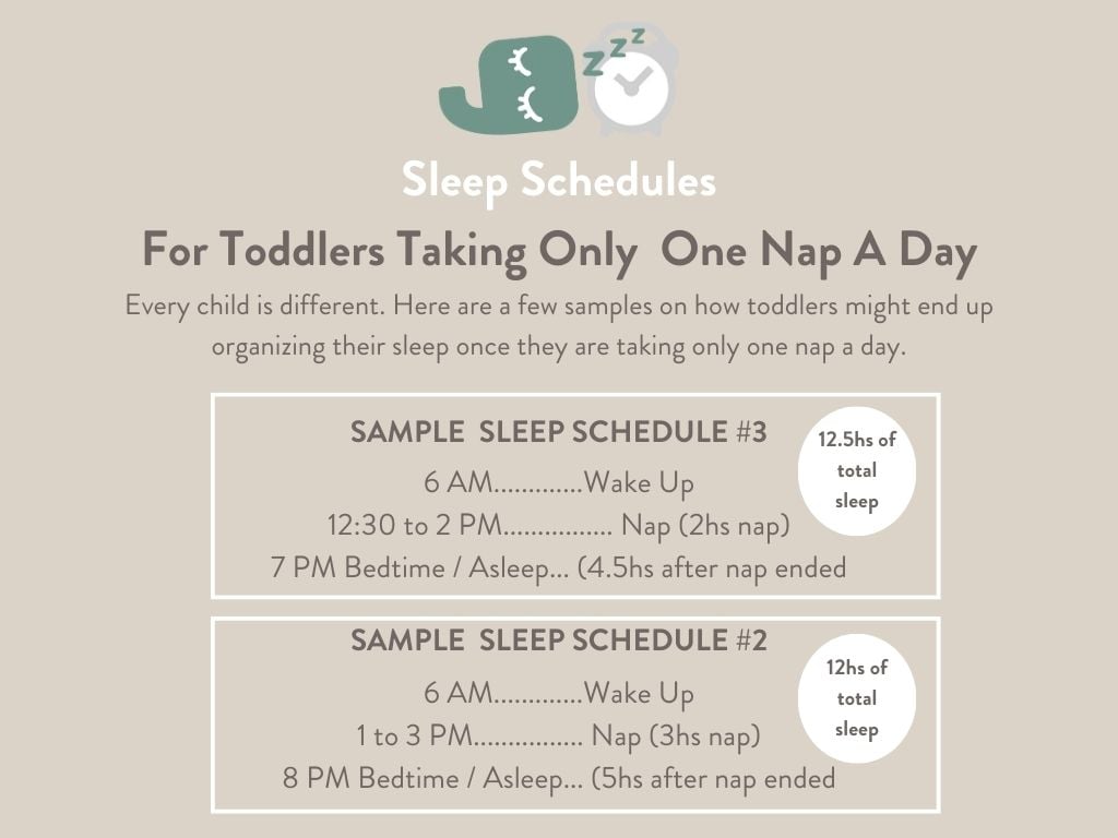 Two to one nap transition schedules