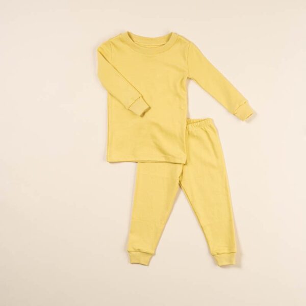 Long Sleeve Pajama Set Pima Cotton - Image 4