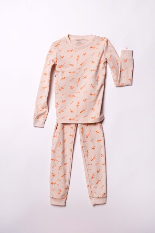 Long Sleeve Pajama Set Pima Cotton - Image 5
