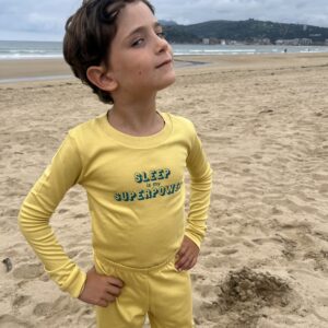 Home 9 Long Sleeve Pajama Set Pima Cotton - 8, Sleep Is My Superpower