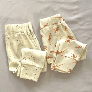 0-3 Months 17 Baby pants - Pima Cotton - Piedras Birch, 0-3m