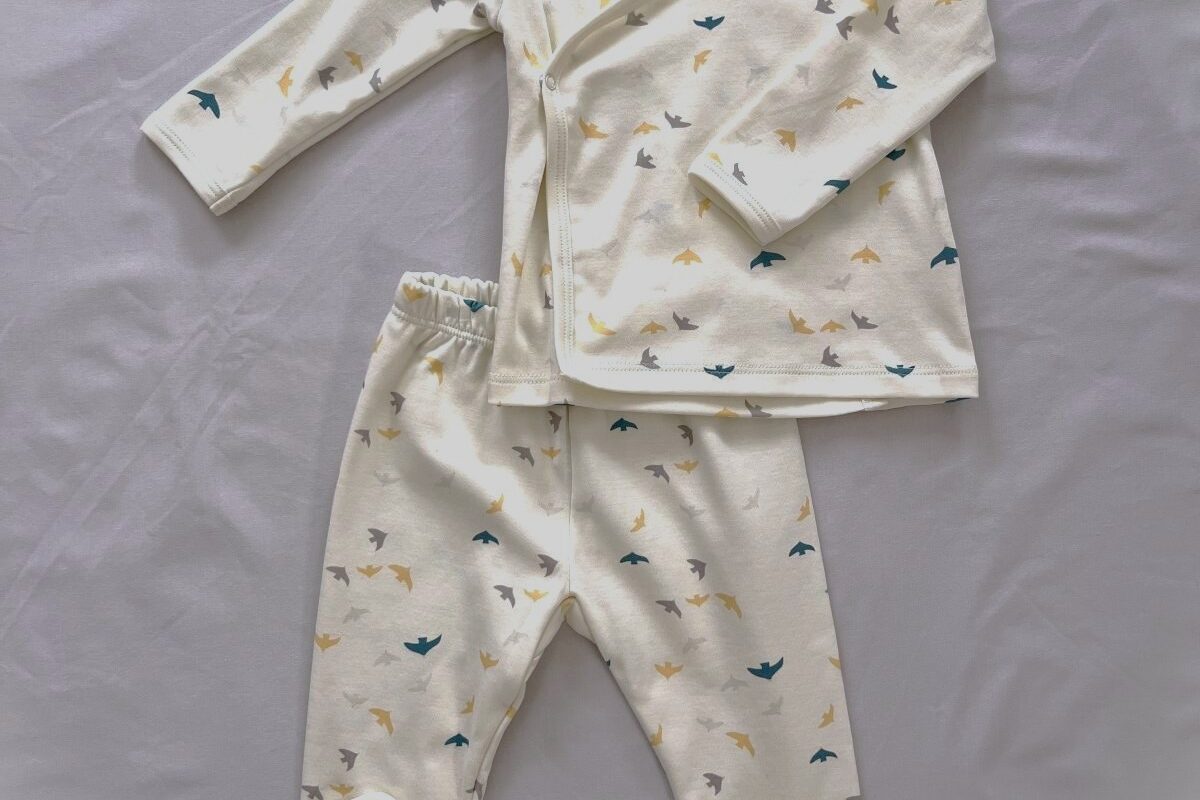 test 19 Kimono set.Birds