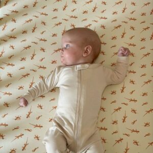 Crib Sheet – Pima cotton - Lizard Birch