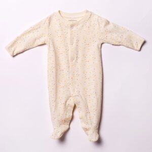 Baby Footie Onesie Pima Cotton – Litoral Dreams Capsule - 6-9m, Piedras Birch