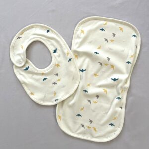 Bib and burp cloth Pima cotton