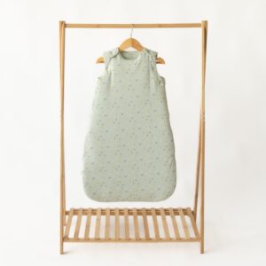 Winter Baby Sleeping Bag Pima Cotton - 9-18m, Birds Aqua