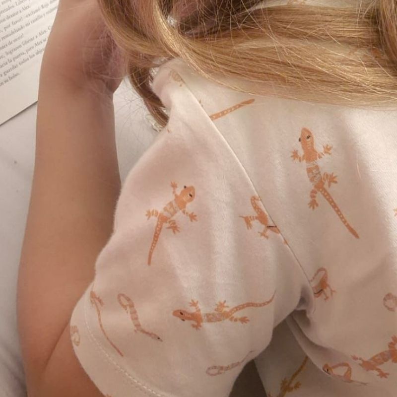 Short Sleeve Pajama Set Pima Cotton 2 Short Sleeve Pajama Set Pima Cotton - Image 2