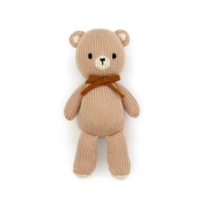 Home 23 Hand Made Soft Toy - Baby Bear - beige & brown