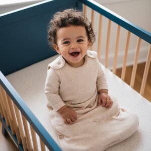 Home 5 Winter Baby Sleeping Bag Pima Cotton - 9-18m, Piedras Birch